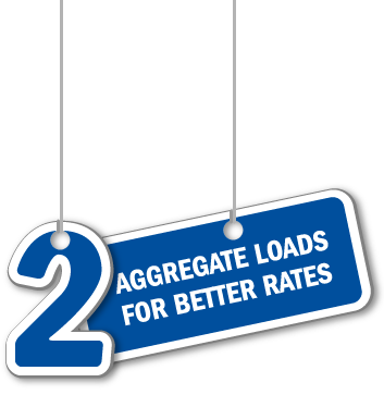 Aggregate loads for better rates